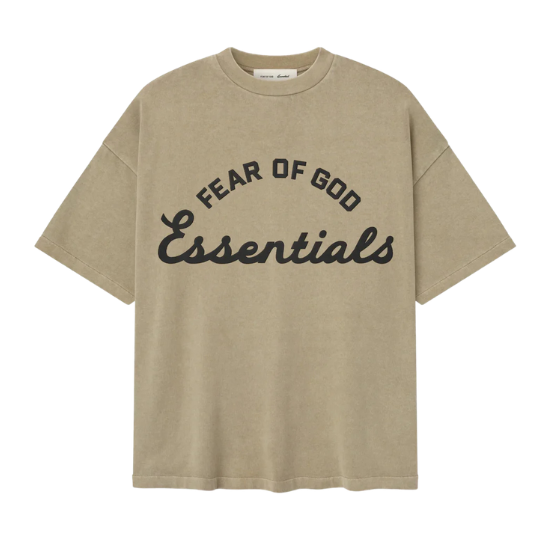 Essentials T-shirt Training 90'S Faded Dune Short Sleeve Fear of God