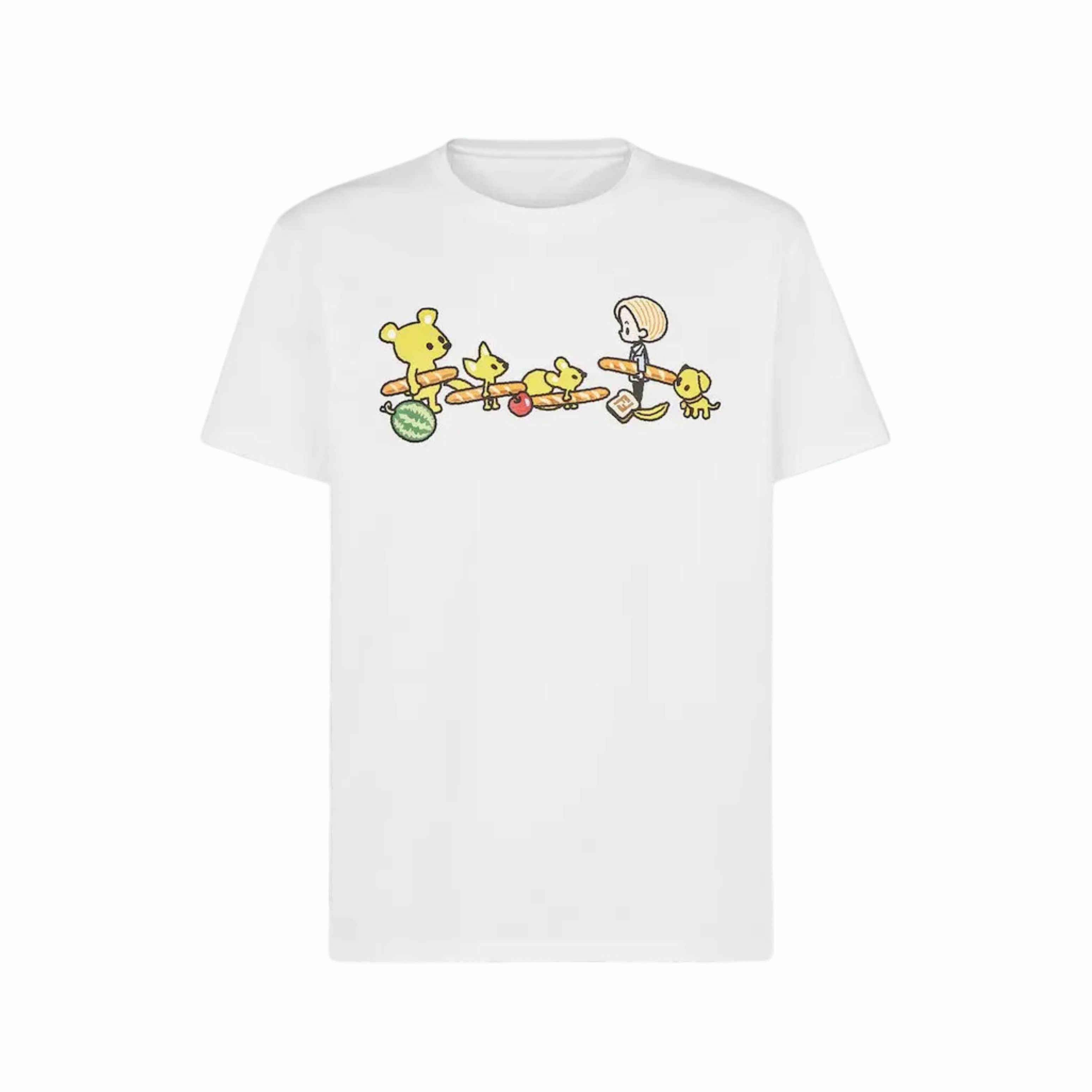 Fendi T-shirt Blanc