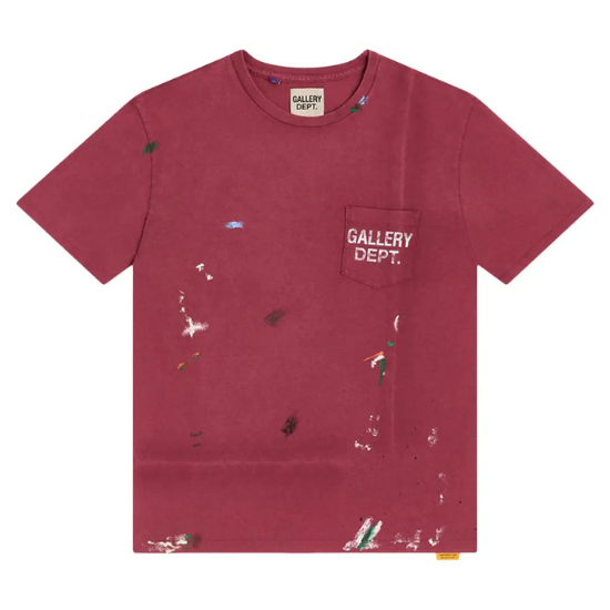 Gallery Dept. Vintage Logo Red Painted Tee 'Brick'