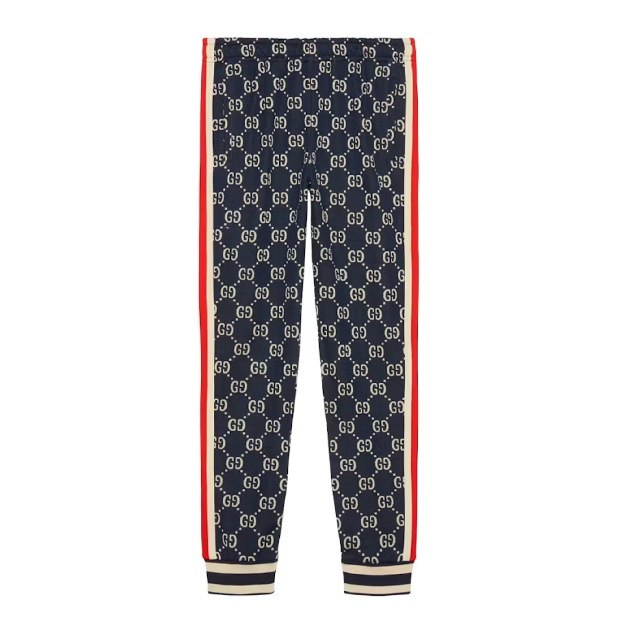 Gucci GG Jacquard Jogging Pant Blue/Ivory