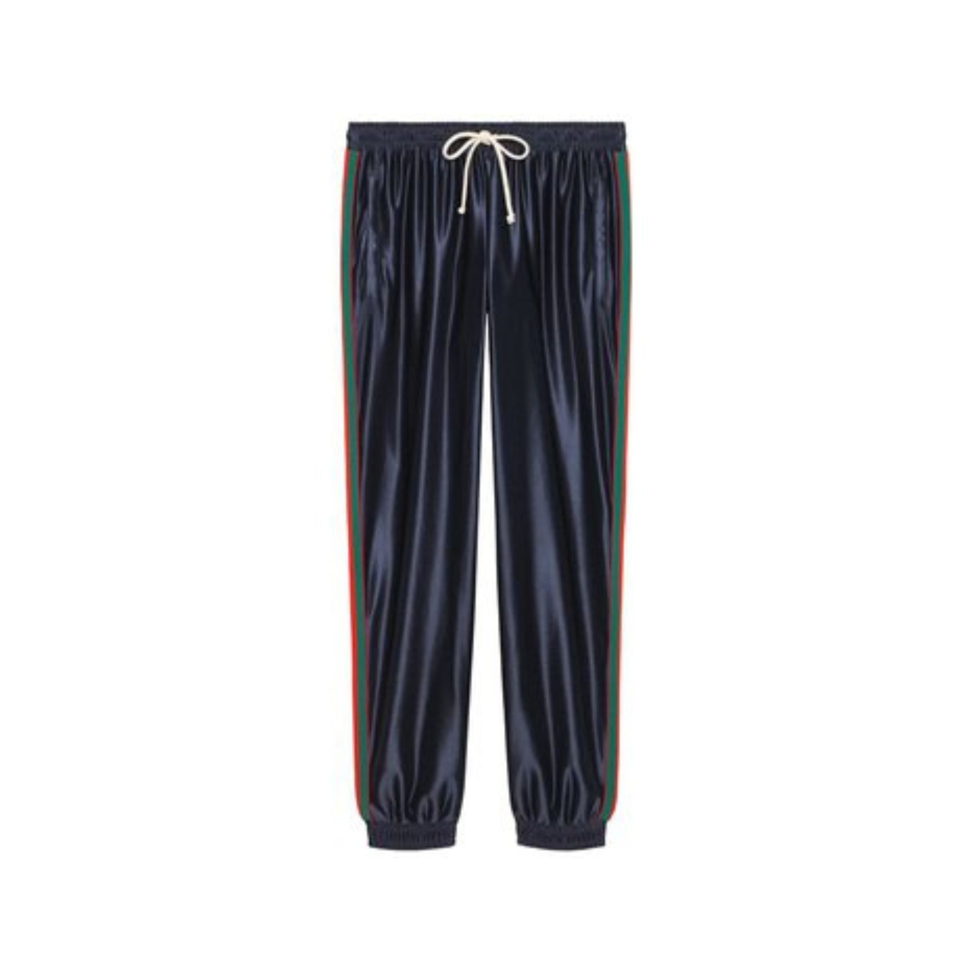 Gucci Shiny Blue Jersey Trousers