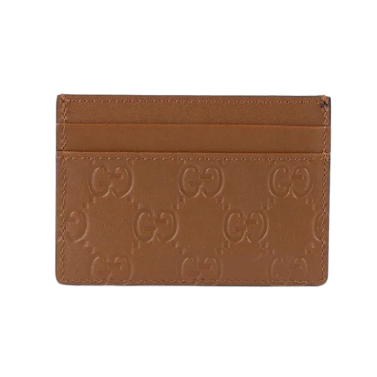 Gucci Porte-carte Guccissima GG Brun