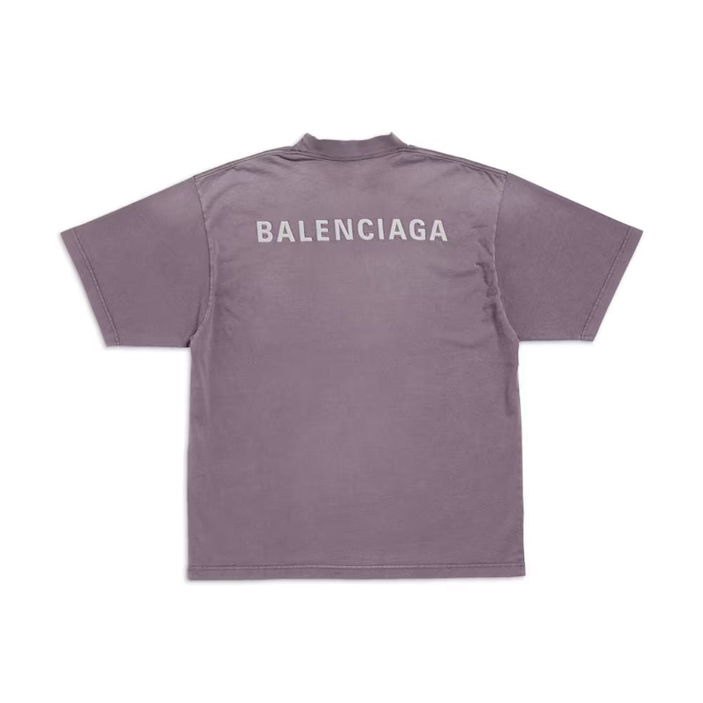 Balenciaga T-shirt Back Fit Violet