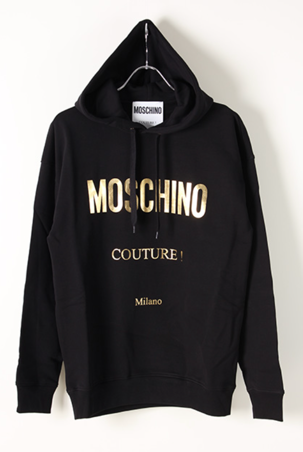 Moschino Hoodie - Couture Gold - Black
