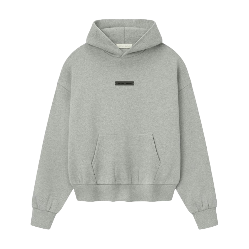Hoodie Heather Concrete Fleece Essentials