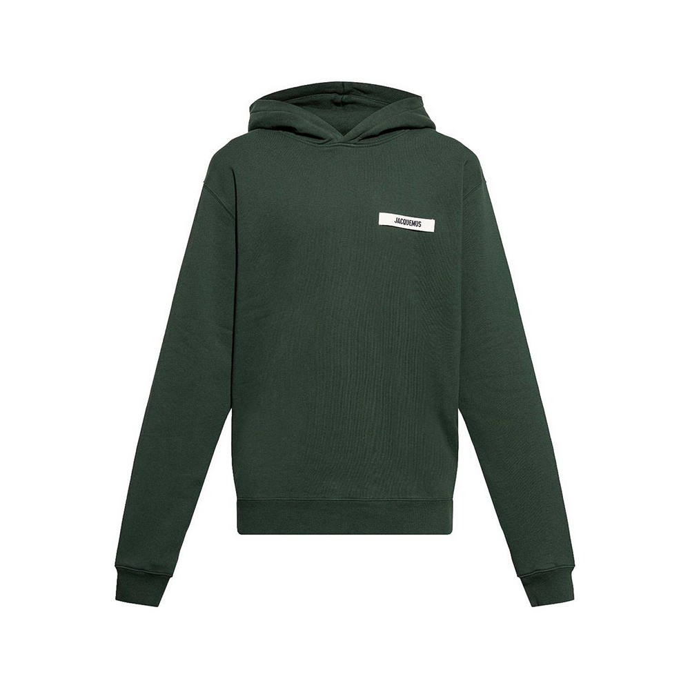 Jacquemus Hoodie Gros Grain Vert Foncé