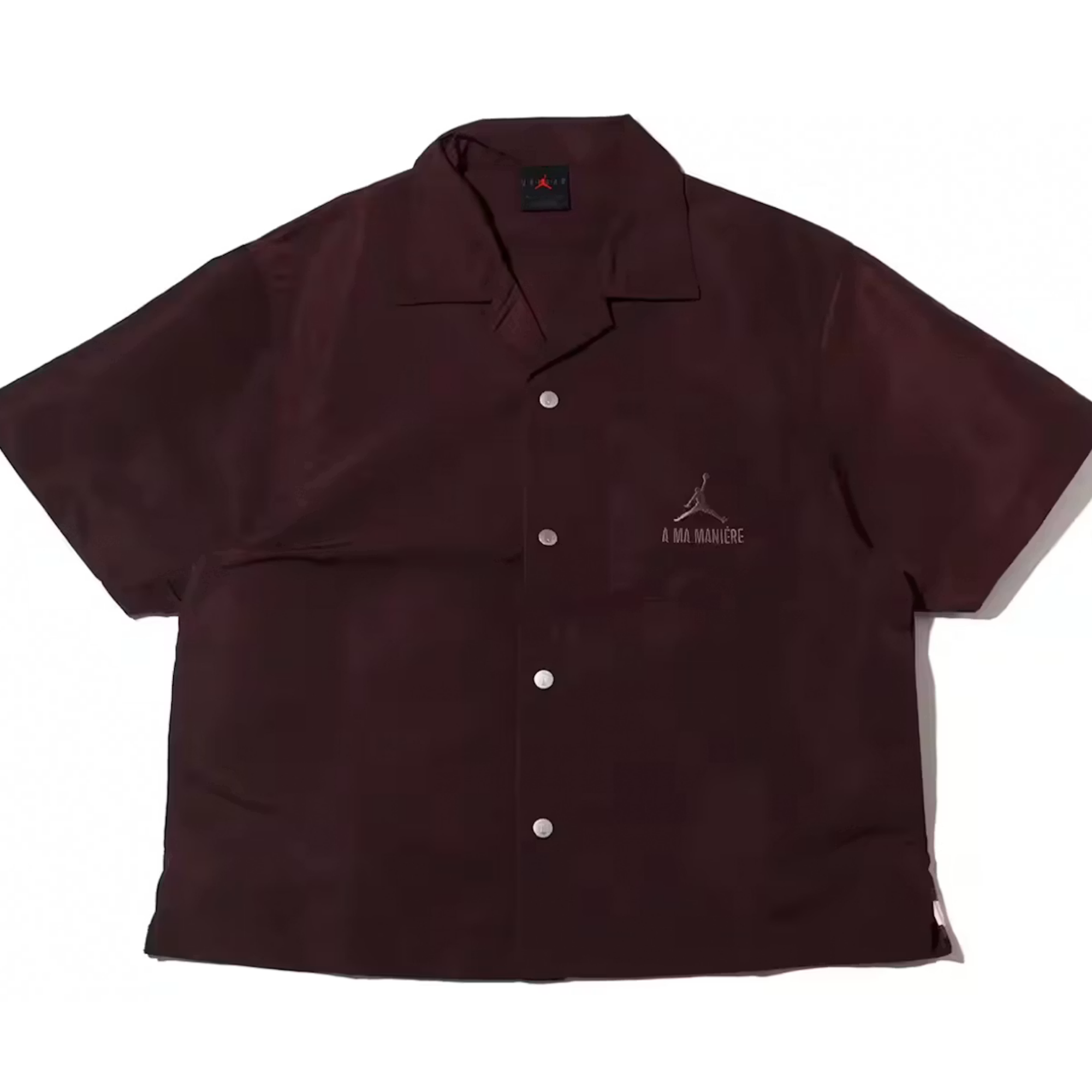 Jordan x A Ma Maniere Warm Up Shirt Mahogany