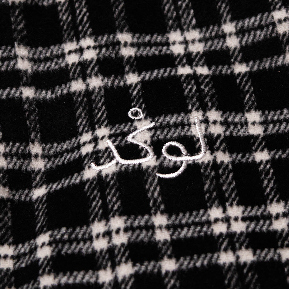LOCKD Veste Puffer Tartan Noir