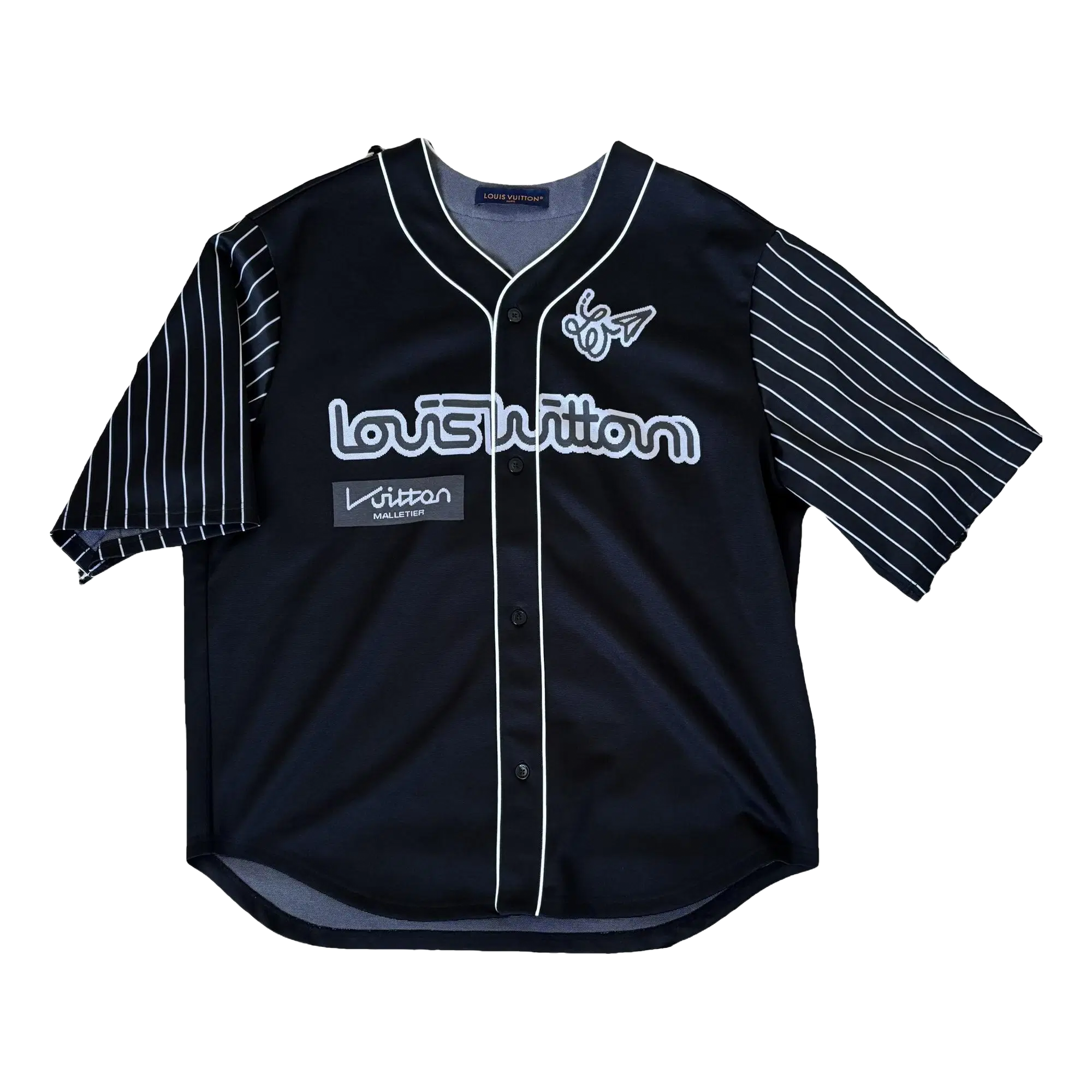 Louis Vuitton Baseball Shirt Black SS23