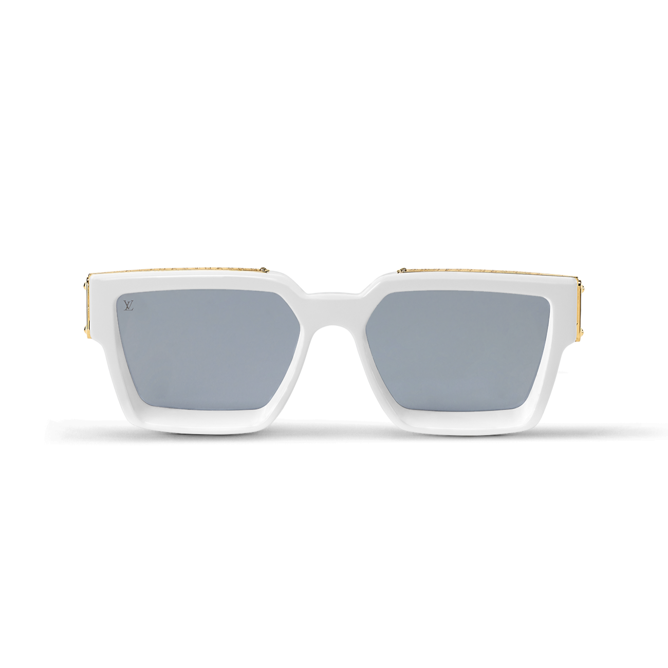 Louis Vuitton Lunettes de Soleil 1.1 Millionaires Blanc / Or