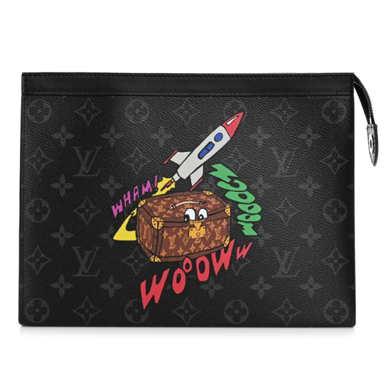 Louis Vuitton Monogram Eclipse Space Age Pochette Voyage MM