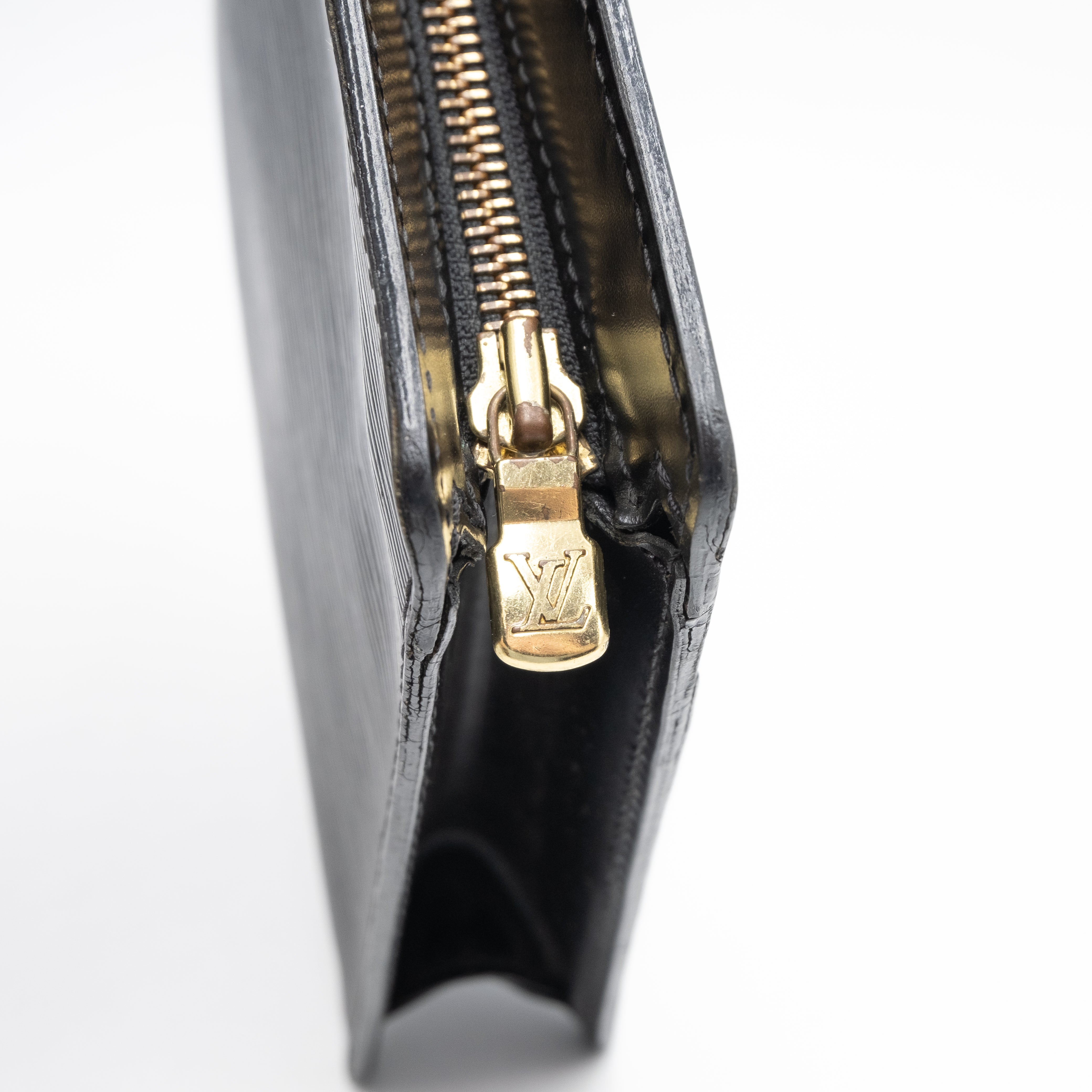 Louis Vuitton Pochette Cuir - Epi - Noir