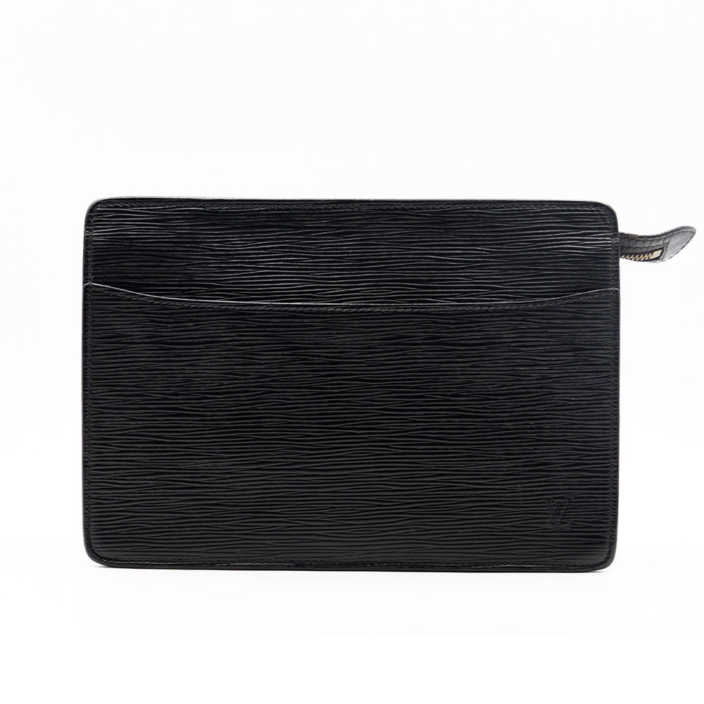 Louis Vuitton Pochette Cuir - Epi - Noir