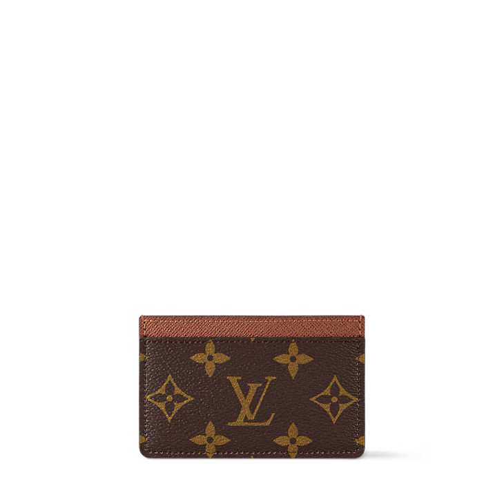 Louis Vuitton Porte Cartes Simple Monogram Marron