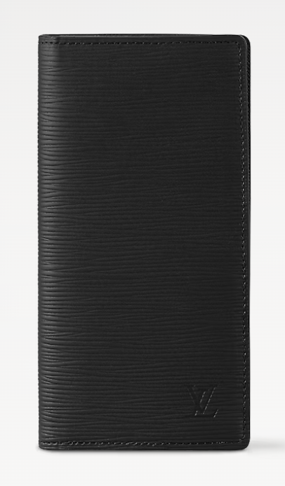 Louis Vuitton Portefeuille Brazza Epi Noir