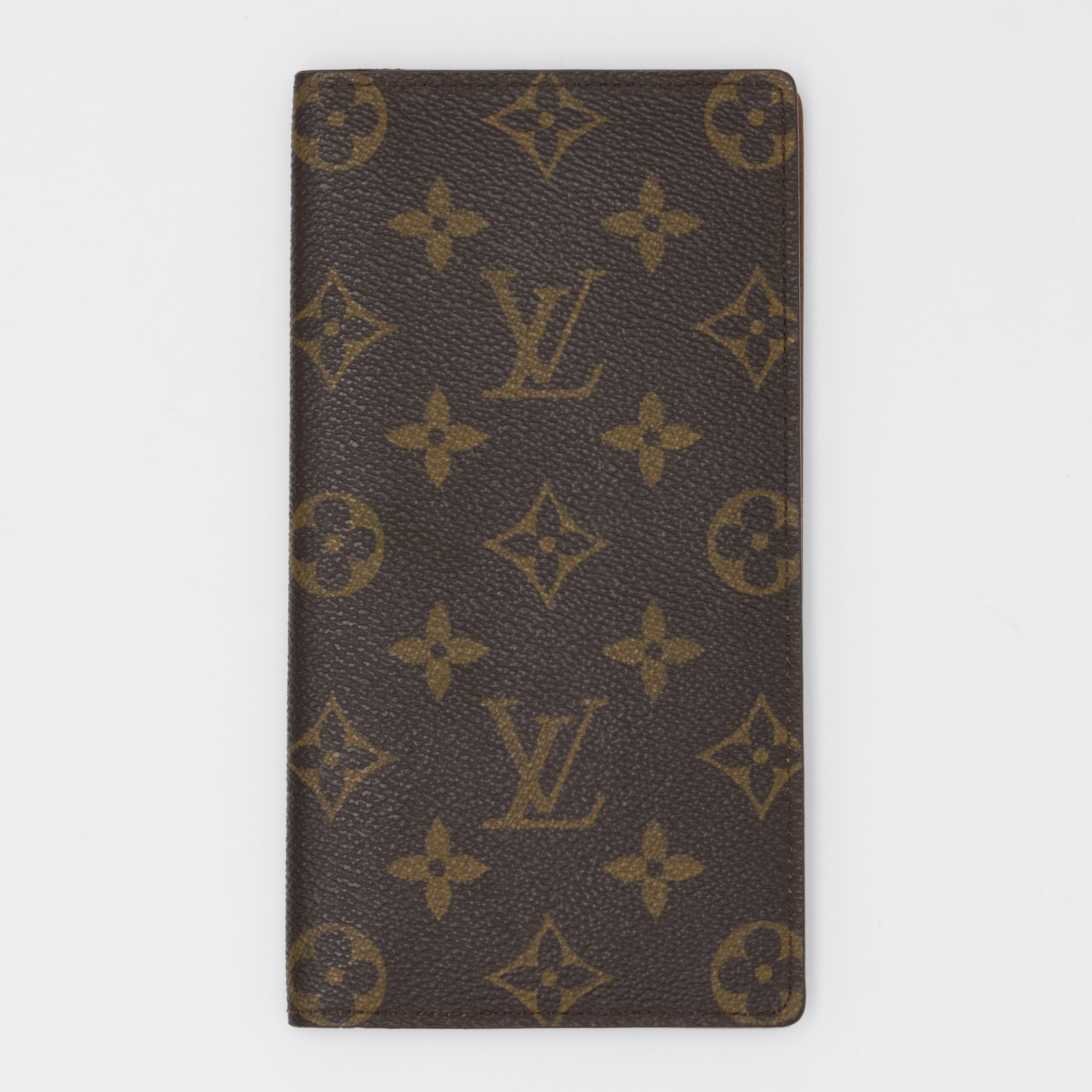 Louis Vuitton Portefeuille Chéquier Monogram Marron