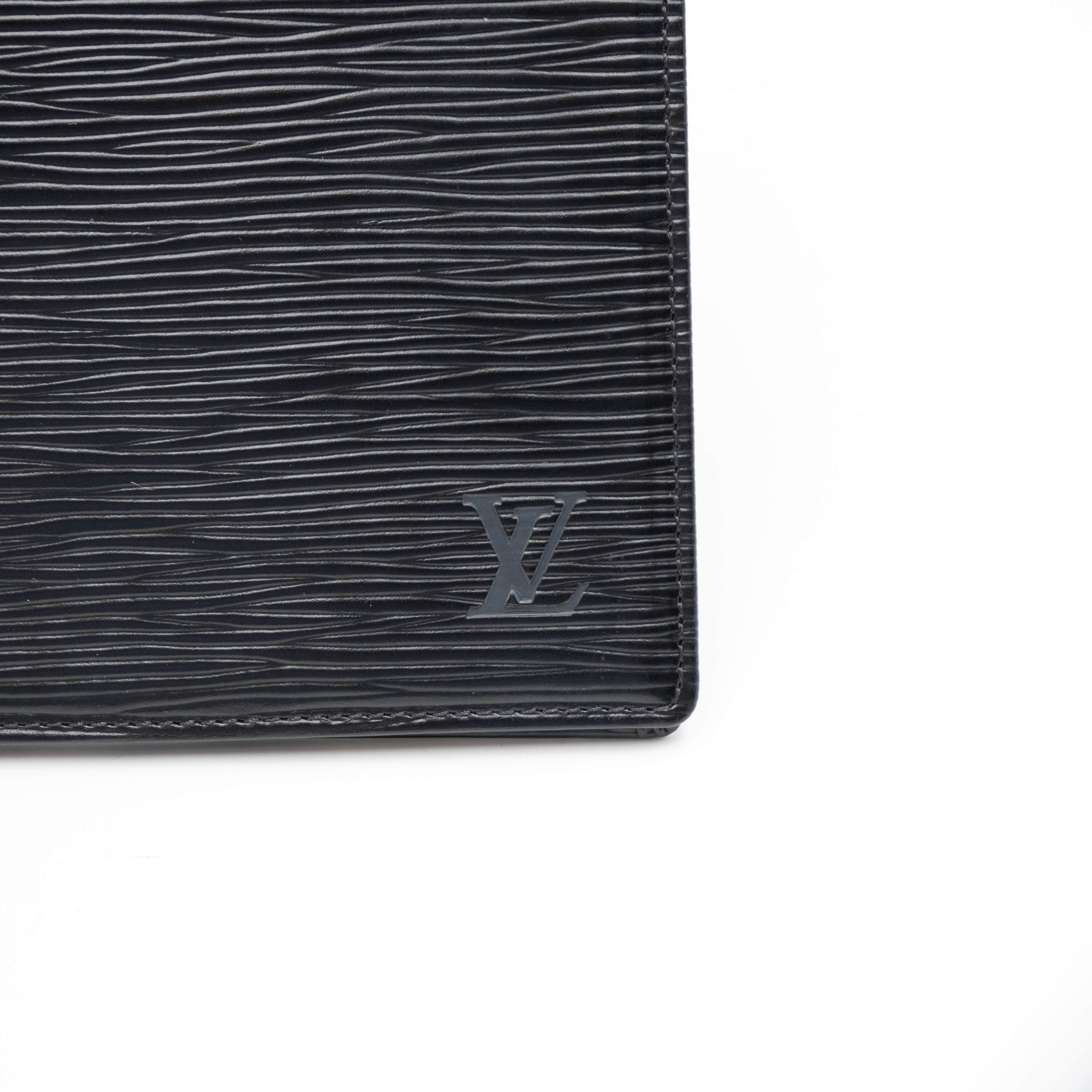 Louis Vuitton Long Epi Black Wallet