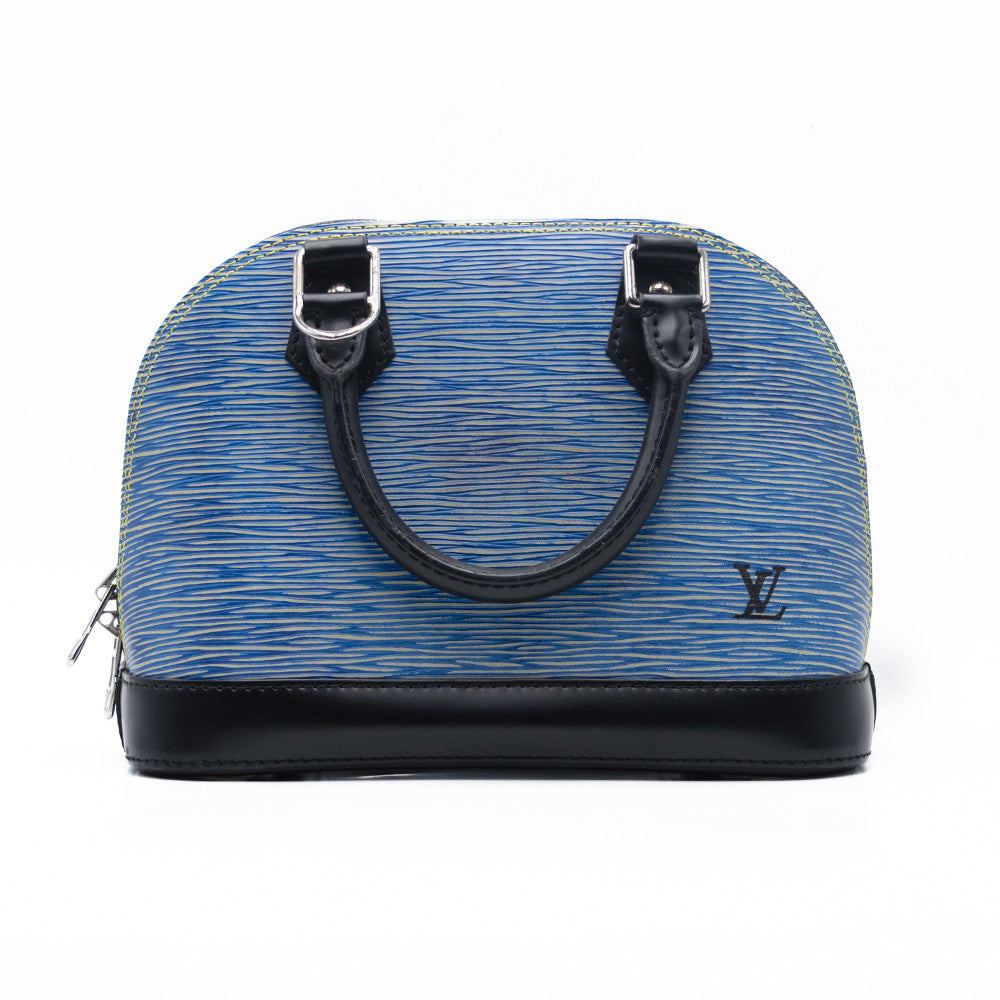 Louis Vuitton Sac à main Alma BB Epi Denim Bleu