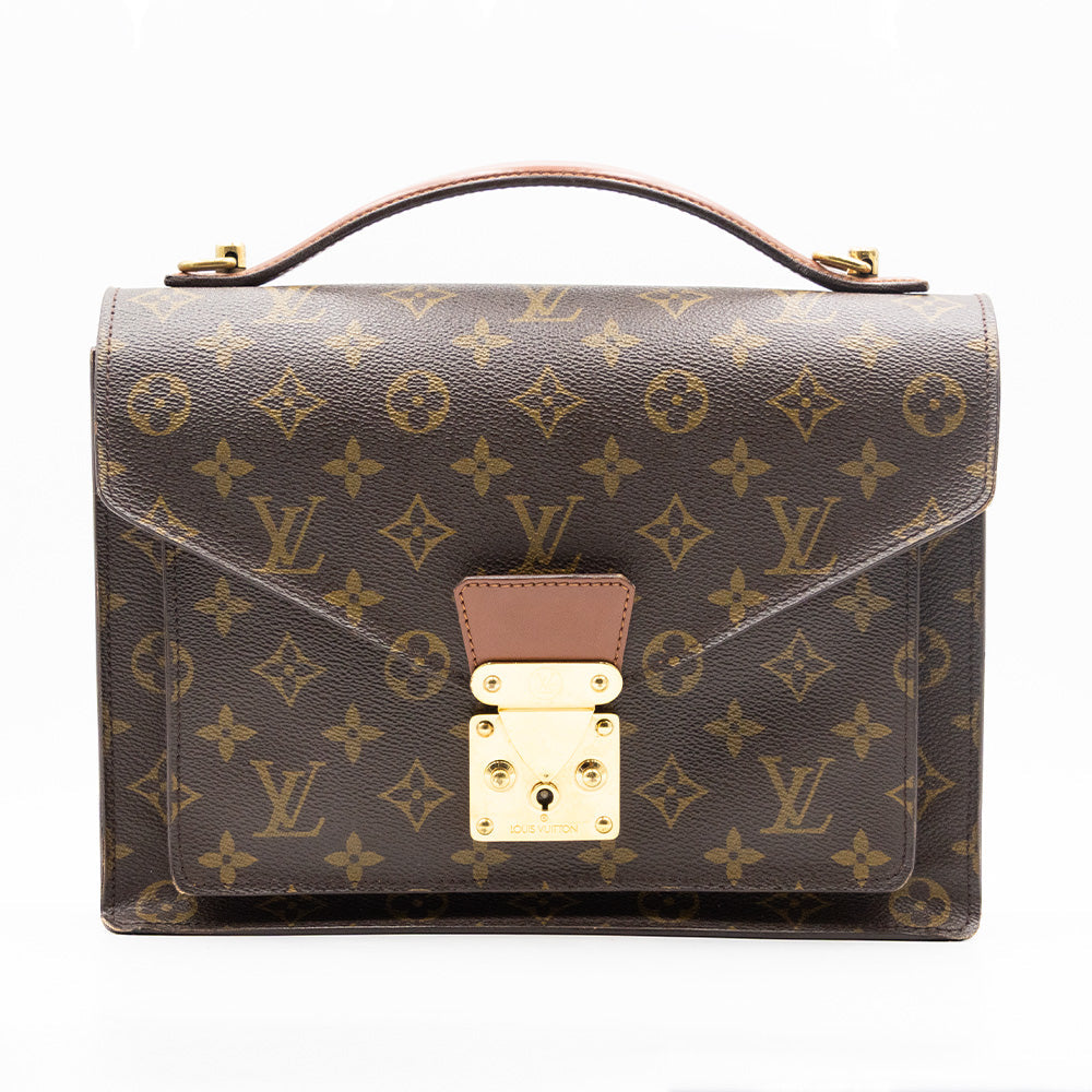 Louis Vuitton Sac à Main Monceau 28 Monogram Marron