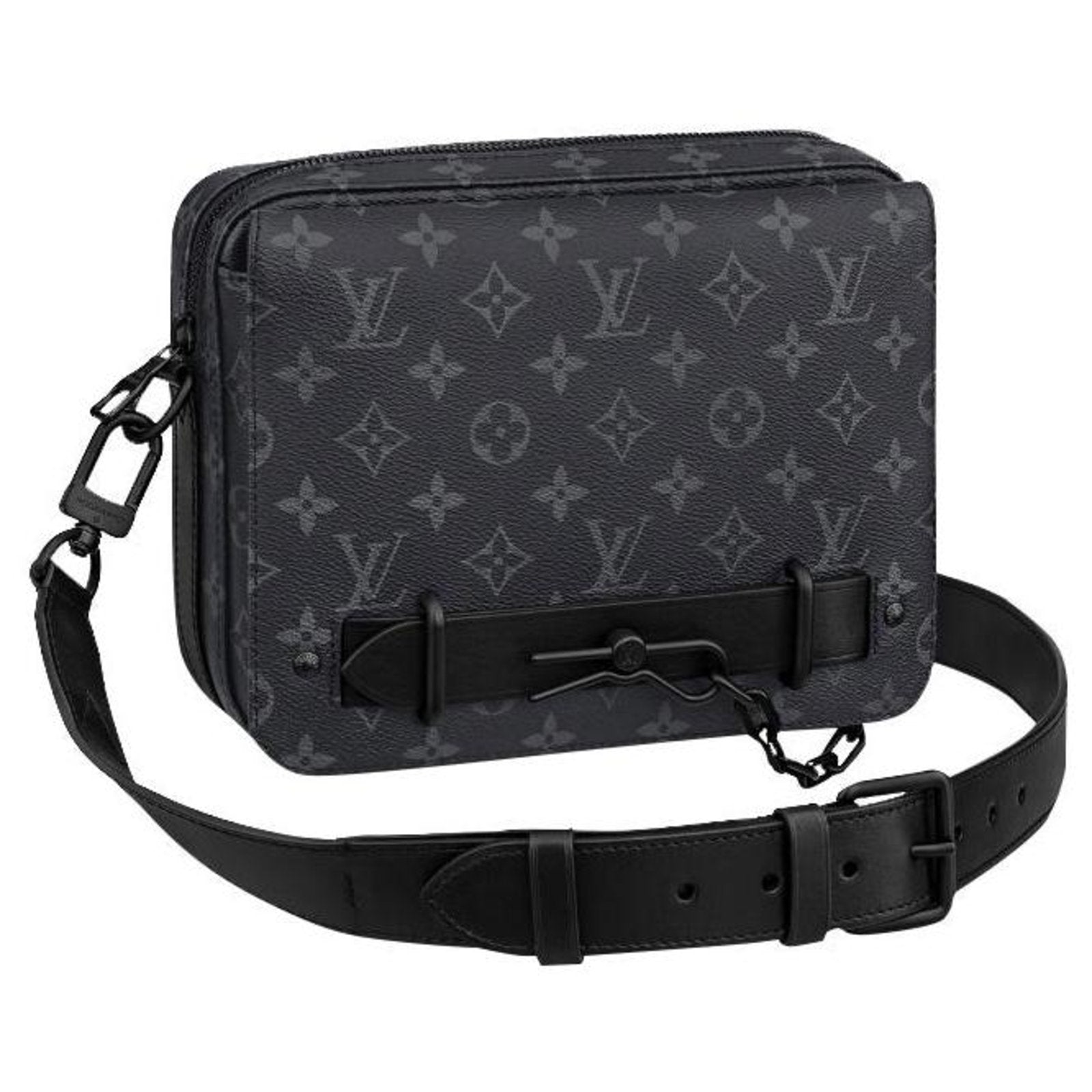 Louis Vuitton Sacoche Steamer Messenger Anthracite Grey
