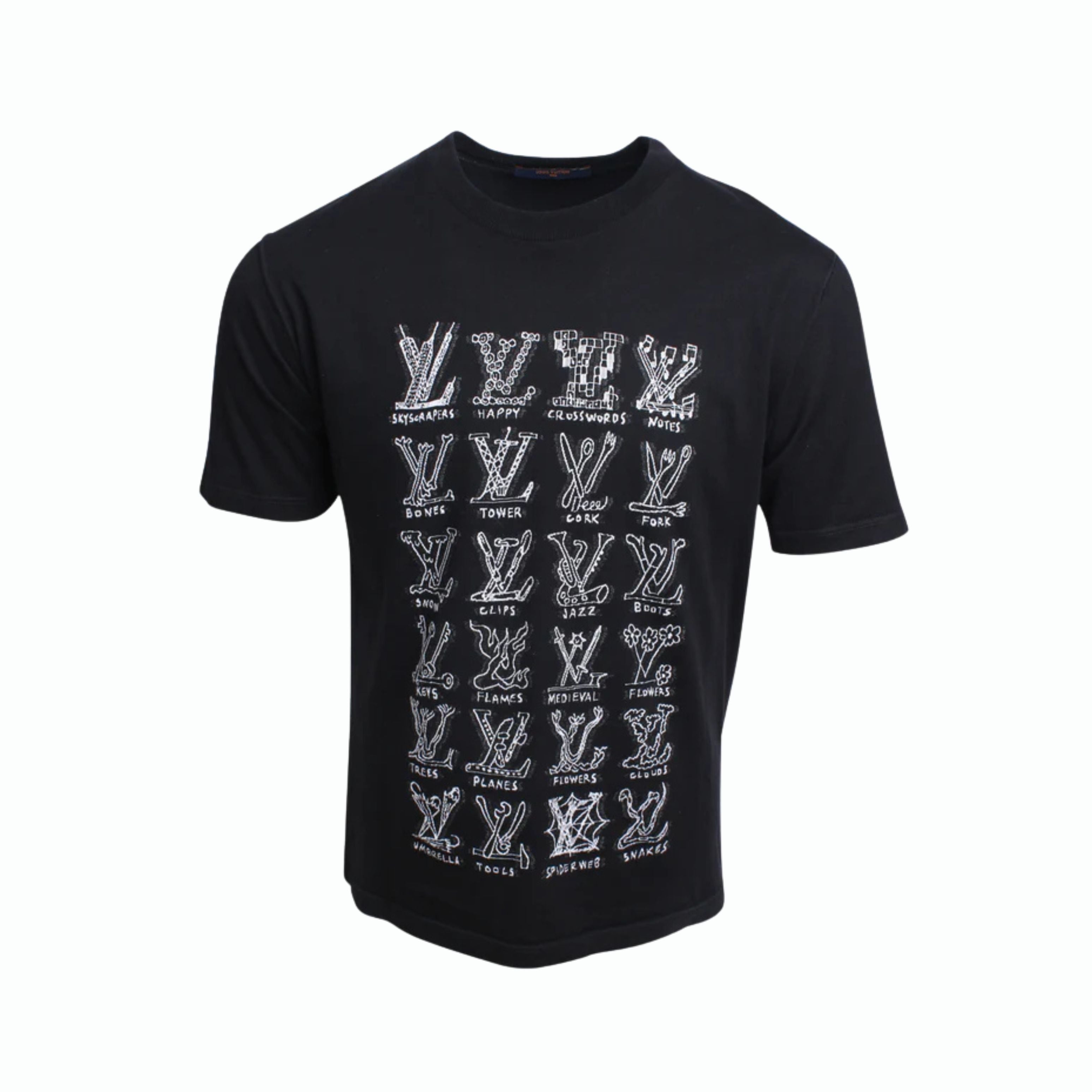 Louis Vuitton T-Shirt Cartoon Noir
