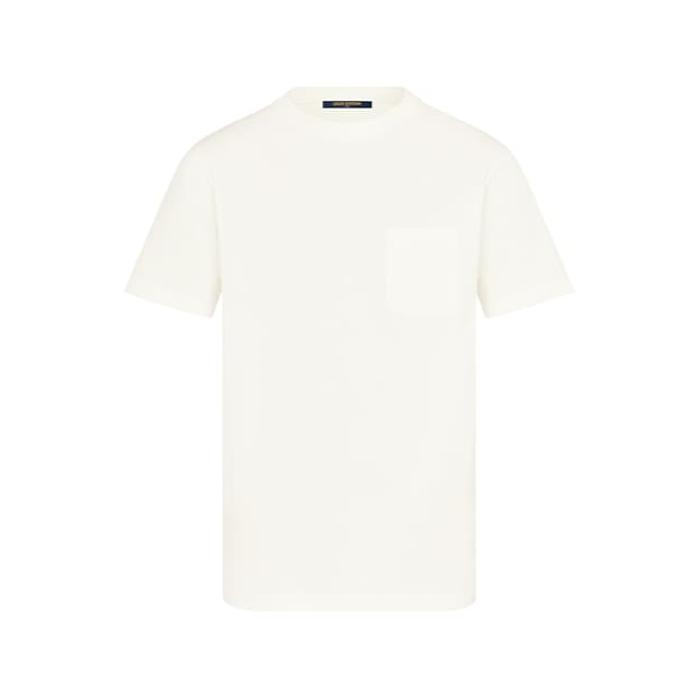 Louis Vuitton white checkered T-shirt