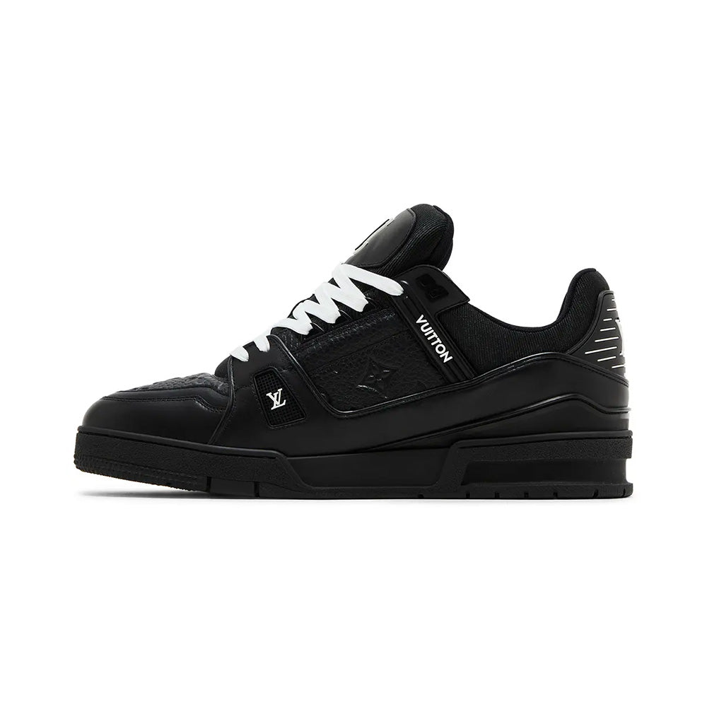 Louis Vuitton Trainer Black Embossed Monogram