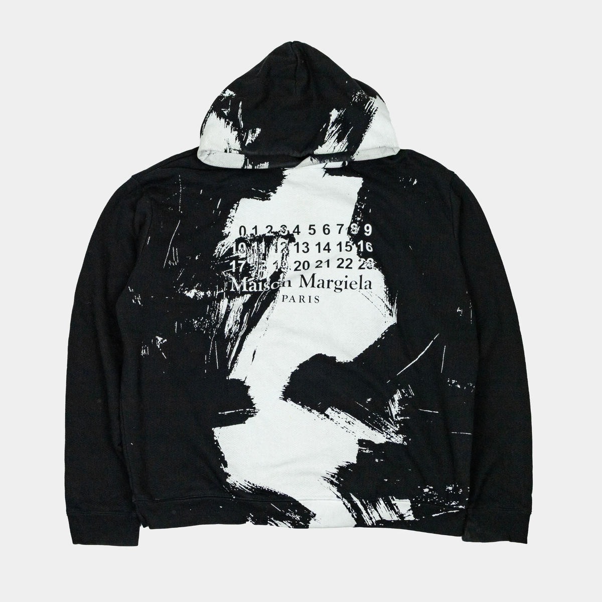 Maison Margiela 10 Logo Paint Hoodie