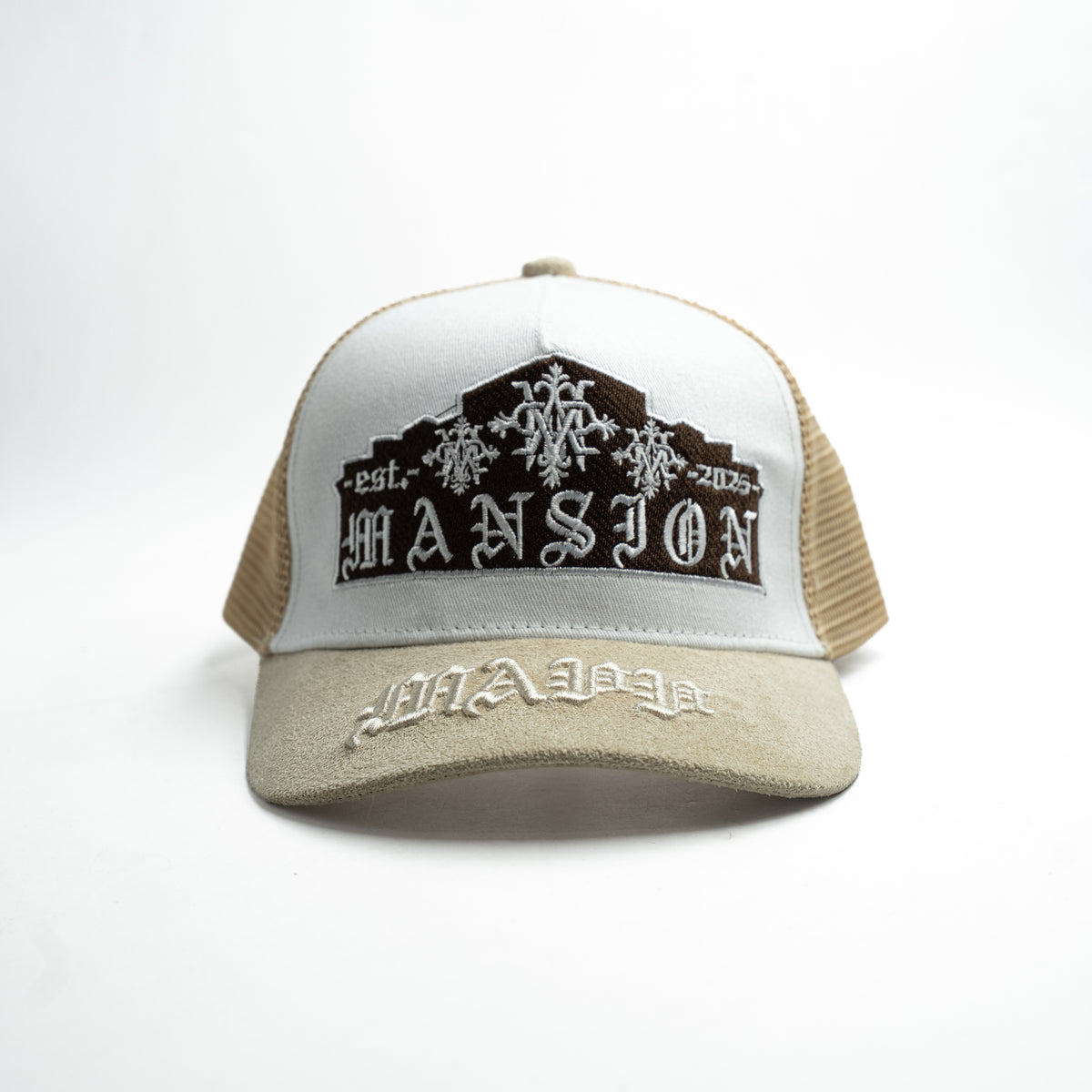 Mansion Arte Trucker Cream Mokka Cap
