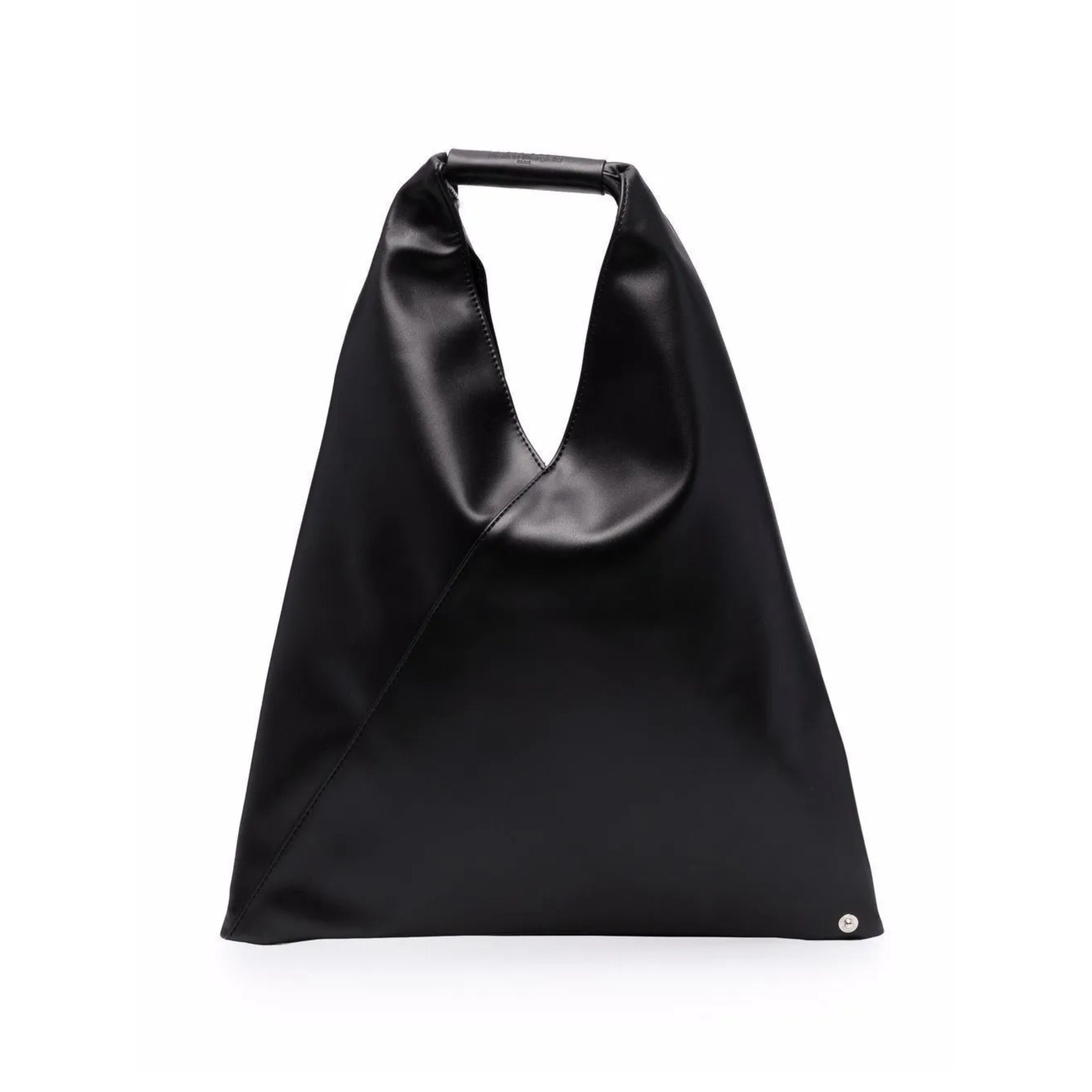 MM6 Maison Margiela Sac Triangle Japanese Cuir Noir