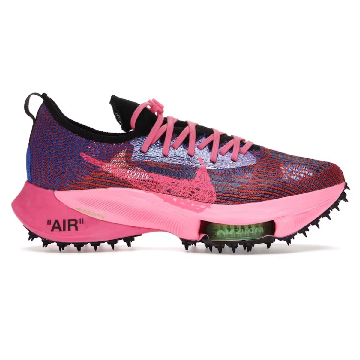 Nike Air Zoom Tempo Next% Flyknit Off-White Racer Blue Pink Glow