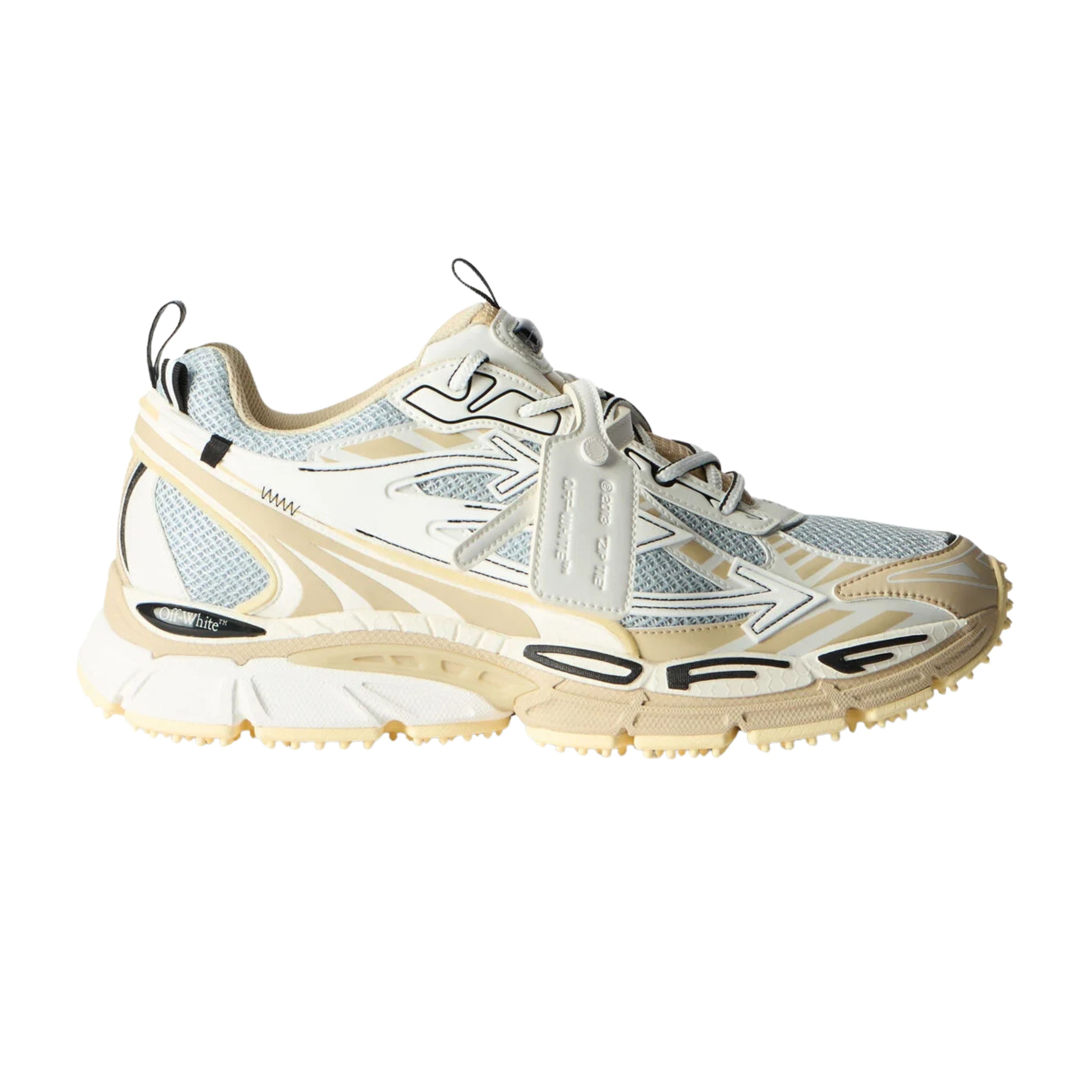 OFF-WHITE Be Right Back Mesh Light Grey / Caramel