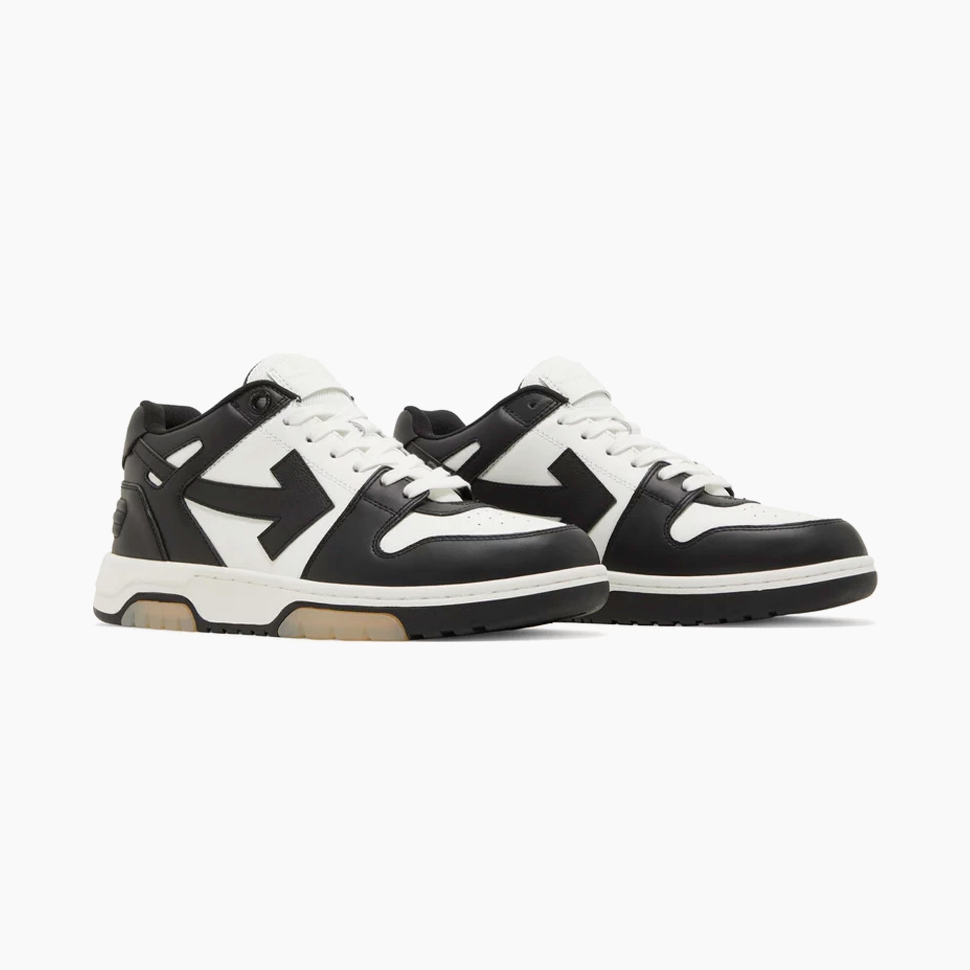 Off-White Out Of Office OOO Low Tops White Black White