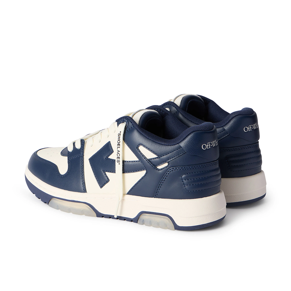 Off-White Out Of Office OOO Low Tops White Petrol