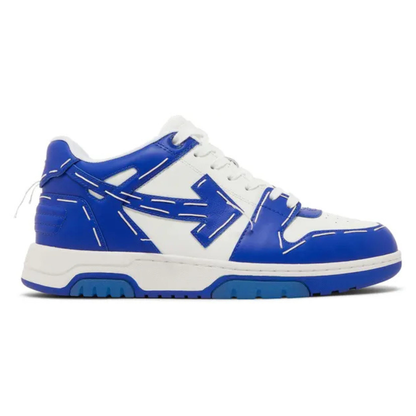 OFF-WHITE Out Of Office Sartorial Stitching White Dark Blue