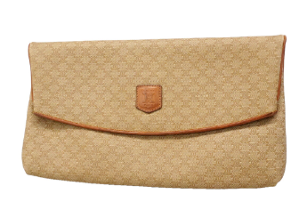 Pochette Céline Macadam PVC beige