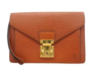 Pochette Louis Vuitton Epi Sellier Dragonne Kenyan Brown