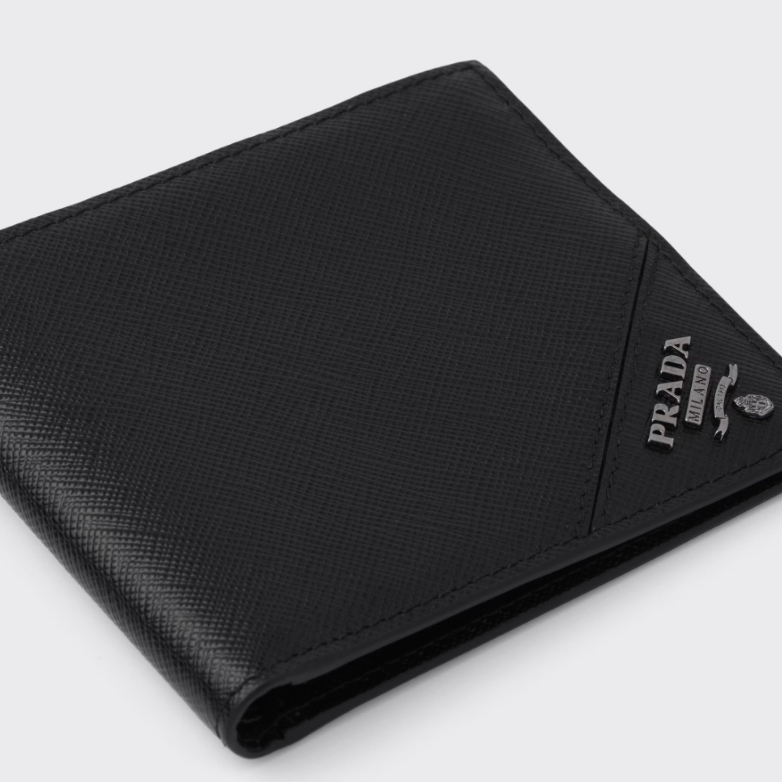 Portefeuille Prada en cuir
