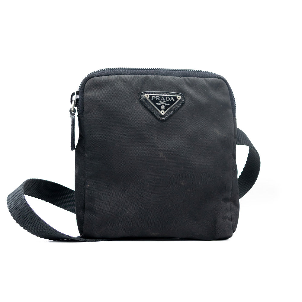 Prada Sac bandoulière Nylon Noir