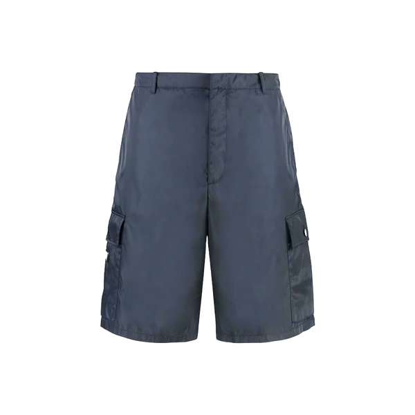 Prada Short Re-Nylon Bleu Marine