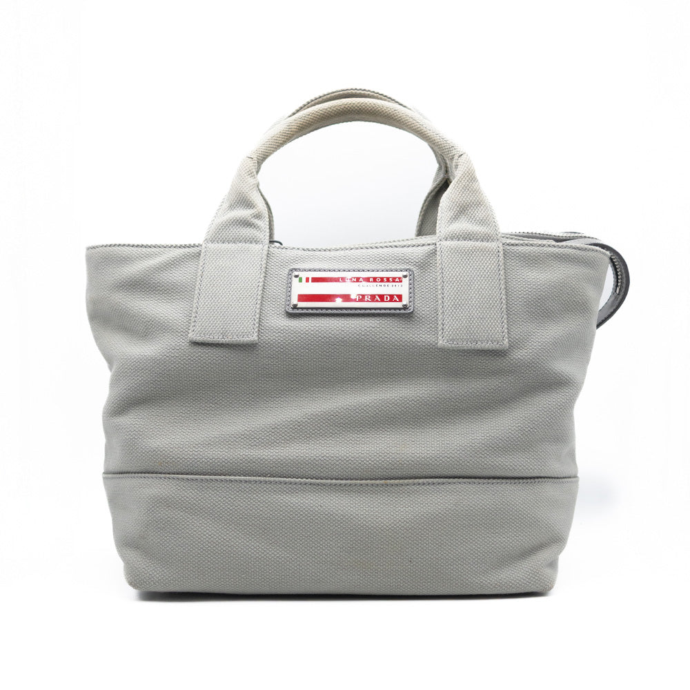 Prada Tote Bag Luna Rossa Gris
