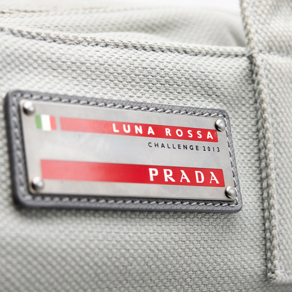Prada Tote Bag Luna Rossa Gris
