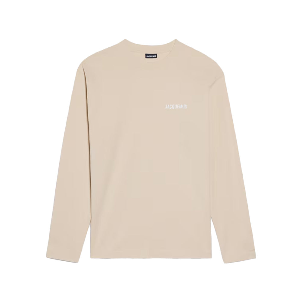 Jacquemus T-Shirt Manches Longues Beige
