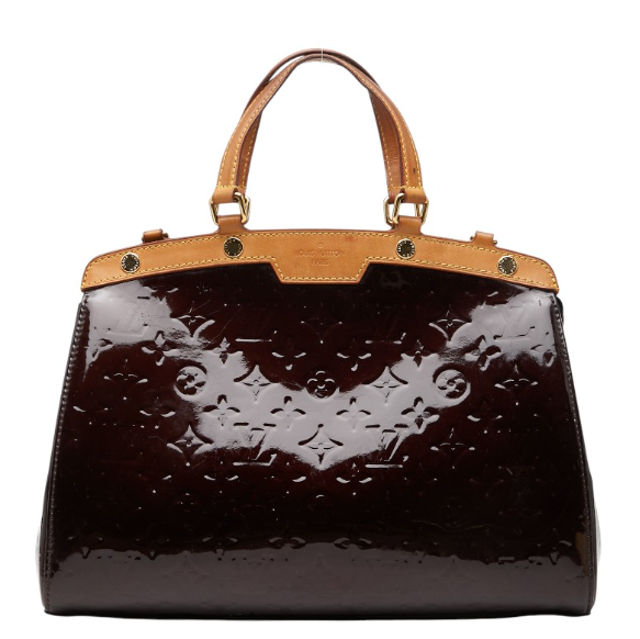 Sac à main Louis Vuitton 2way Brea MM Vernis Amarante