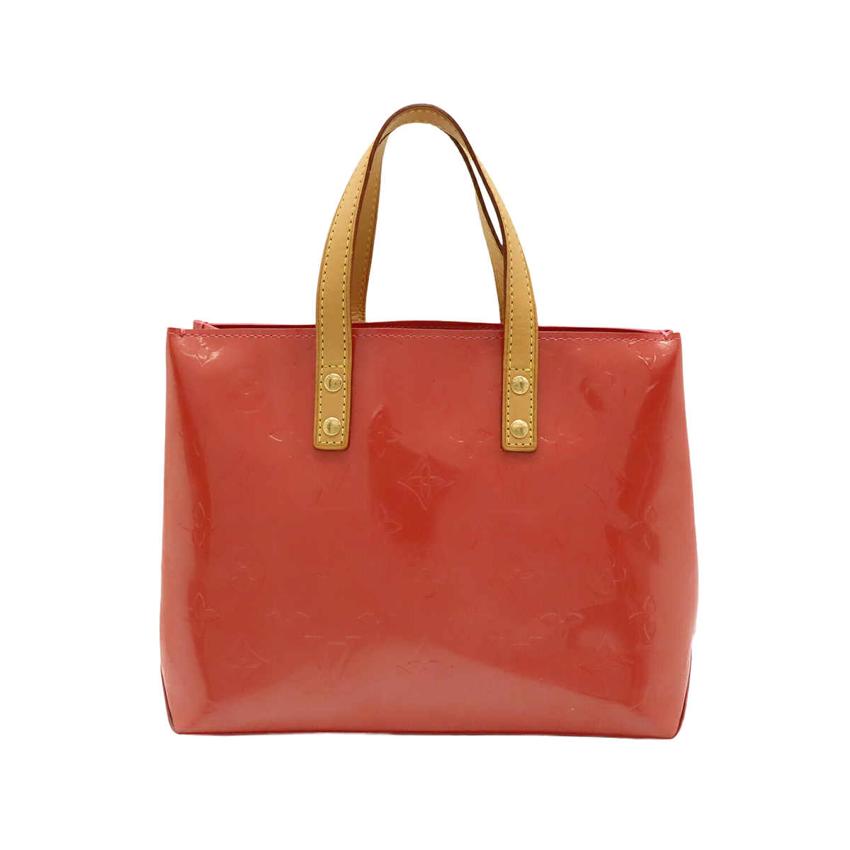 Sac à main Louis Vuitton Reade PM Vernis framboise