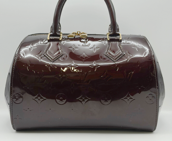Sac à main Louis Vuitton Speedy 25 Vernis Amarante