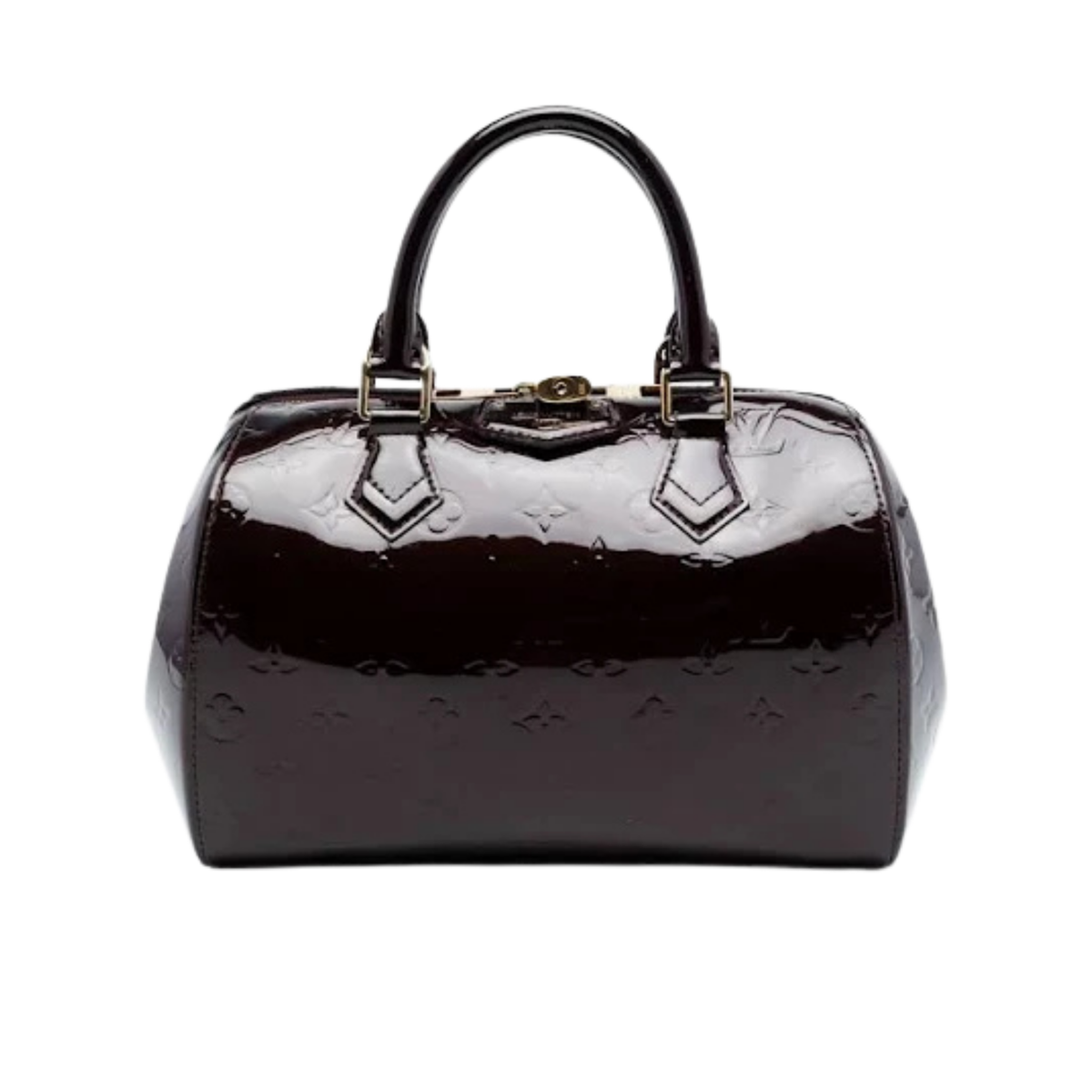 Sac à main Louis Vuitton Speedy 25 Vernis Amarante