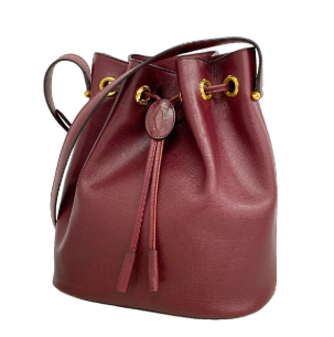 Sac bandoulière Cartier Must cuir bordeaux