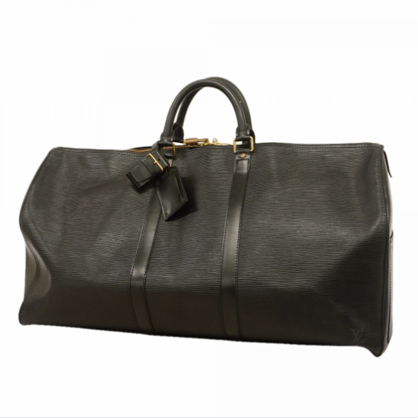 Sac Boston Louis Vuitton Épi Keepall 55 noir