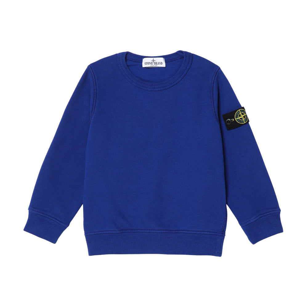 Stone Island Pull Bleu Electrique